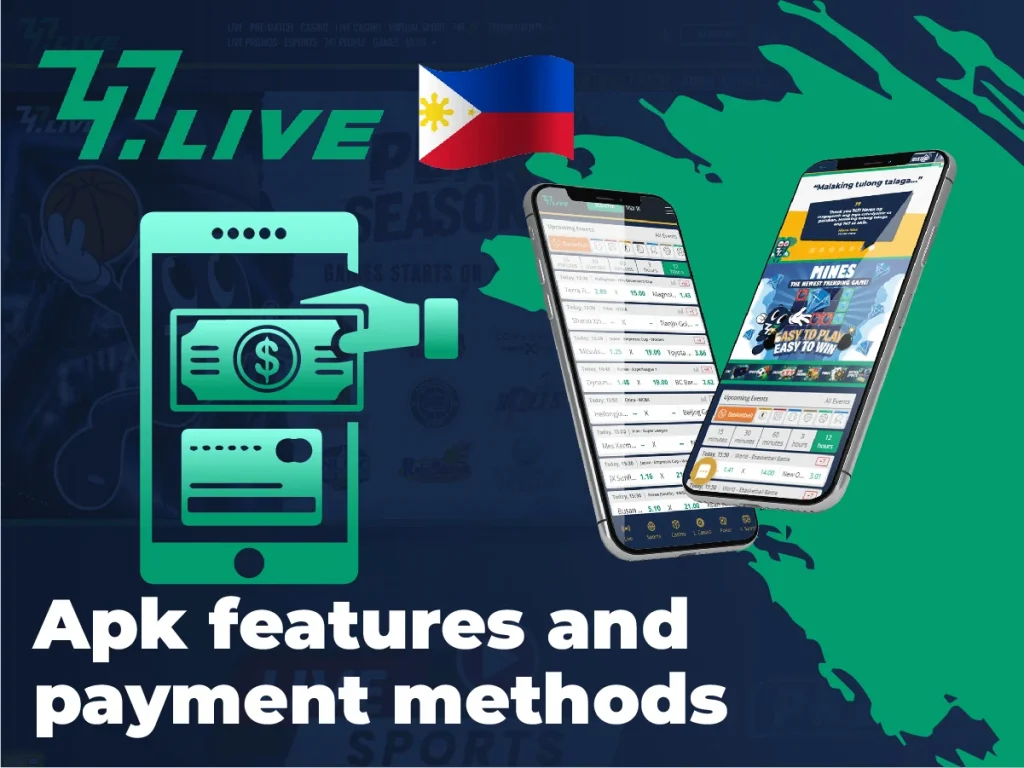 Apk features and payment methods
