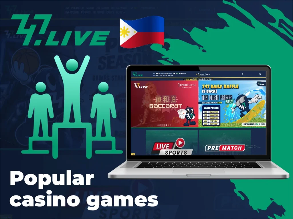 Popular casino games